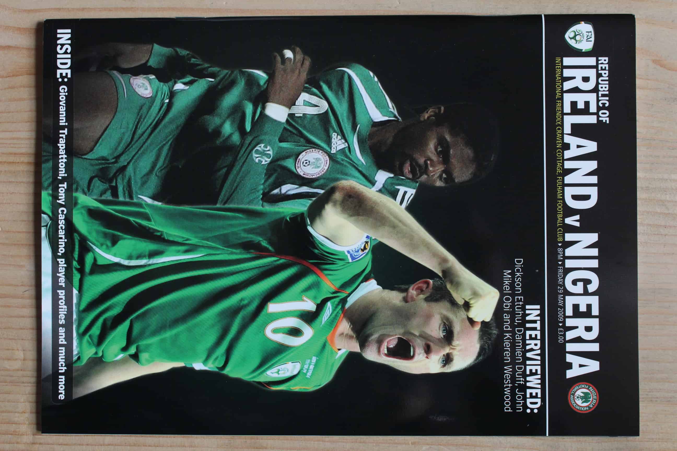 Republic Of Ireland v Nigeria